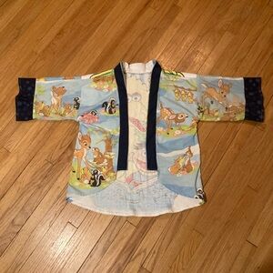 Upcycled Vintage Sesame Street and Disney’s Bambi + Thumper Kimono Jacket